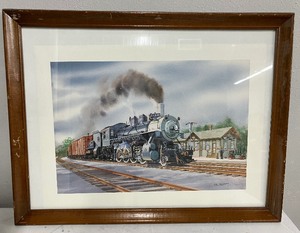 lot 105 image: Emperors of the Road Framed print by Gil Reid