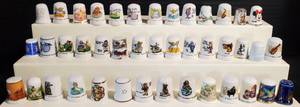 lot 151 image: Forty-Two Piece LOT  of Thimbles