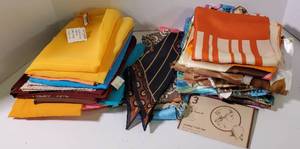 lot 168 image: Large lot of Vintage Scarves Silk and Polyester