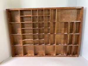 lot 137 image: Hanging Curio Cabinet Trinket Cubby