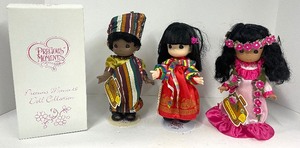 lot 30 image: 1990s Precious Moments Dolls of the World Africa, Korea and Hawaii