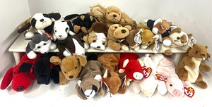 lot 60 image: TY Beanie Babies Plush Variety Lot of 21
