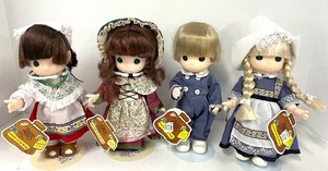 lot 85 image: Children of the World Precious Moments Dolls Italy, Denmark, Dutch Boy and Girl