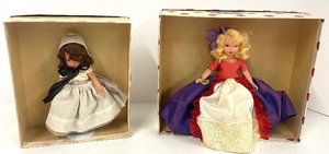 lot 111 image: Nancy Ann Storybook Dolls Bisque Quaker Maid and A Very Independent Lady for July
