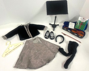 lot 121 image: Retired American Girl Violin Recital Outfit for 18 Doll by Pleasant Co.