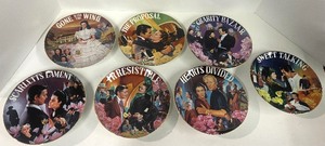 lot 126 image: Set of Seven Gone with the Wind Collectors Musical Plates