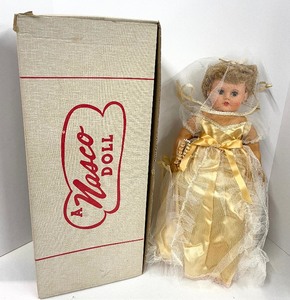 lot 151 image: Vintage Nasco Bride Doll Vinyl Doll with Original Box 21