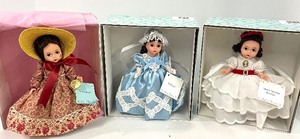 lot 173 image: Madame Alexander 75th Anniversary Poor Scarlett 2000 Melanie and Sweet Sixteen Scarlett