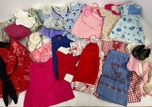 lot 2 image: Large Lot of Vintage Baby Doll Clothing