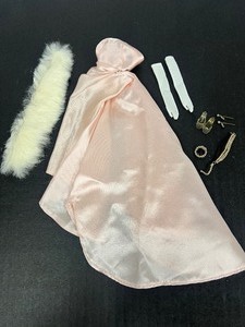 lot 164 image: #983 Enchanted Evening Outfit for Barbie by Mattel Vintage 1960-63 Complete with Clear Shoes with Gold Glitter