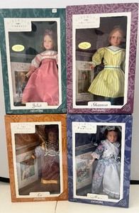 lot 36 image: Lot of 4 Vintage 1990s Girlhood Journeys Dolls New in Boxes
