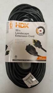 lot 10 image: HDX    New  Landscape Extension Cord - 55 ft