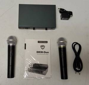 lot 40 image: Nady Systems Inc. New DKW - Duo  Dual Handheld Microphone System (Easy to Use)