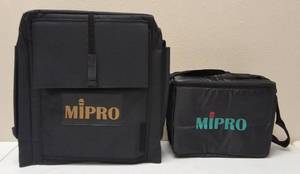 lot 46 image:  NEW (1) MIPRO PA System  Speaker Cover (Cover Only) &  (1) MIPRO Insulated Tote  Shoulder Strap