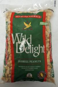 lot 67 image: Wild Delight  Inshell Peanuts, Unprocessed & Natural - 5 lbs - Zip Seal