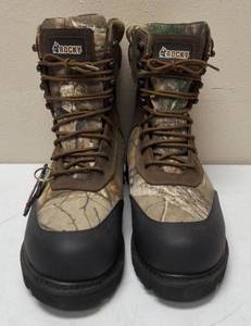 lot 80 image: Rocky  Camouflage Hunting Boots - 9.5 W USA - Thinsulate Ultra Insulation - Waterproof - NEW
