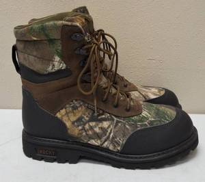 lot 81 image: Rocky  Camouflage Hunting Boots - 10 W USA - Thinsulate Ultra Insulation - Waterproof - NEW