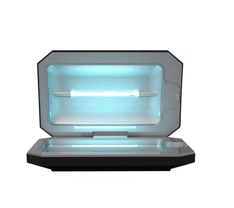 lot 748 image: PhoneSoap Basic UV Cell Phone Sanitizer and Charger Black