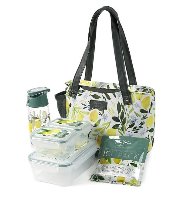 lot 409 image: NEW Arctic Zone Artists Collection Expandable Lunch Box - Lemon Yellow