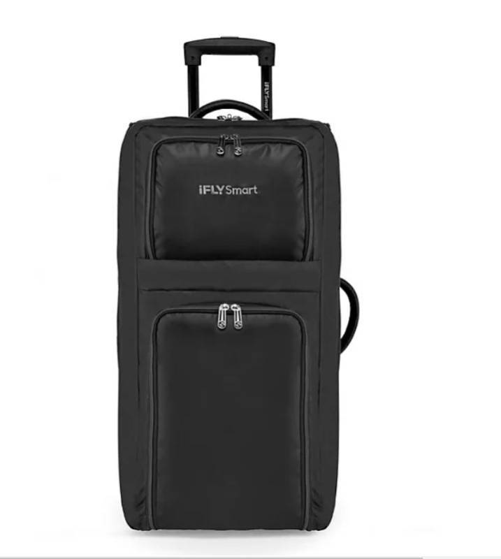 lot 210 image: NEW iFLY Smart 29 Extra Large Capacity Wheeled Duffel - Black