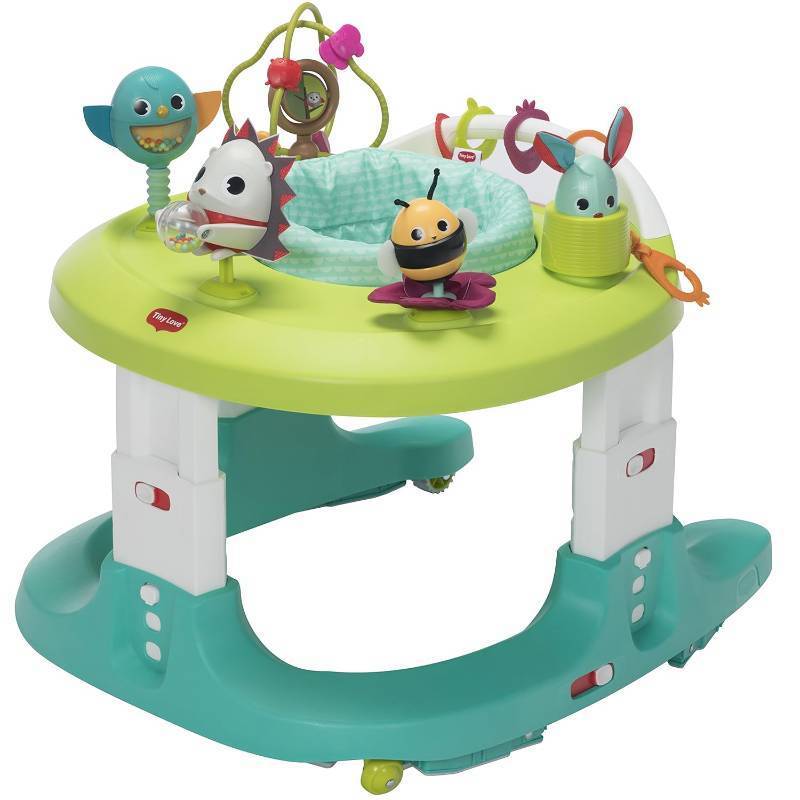 lot 81 image: NEW Tiny Love 4-in-1 Here I Grow Mobile Activity Center, Baby Walkers with Interactive Toys and Developmental Activities, Meadow Days