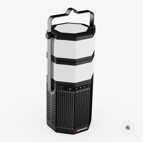 lot 288 image: NEW Monster Luna Bluetooth Speaker With Detachable LED Lights