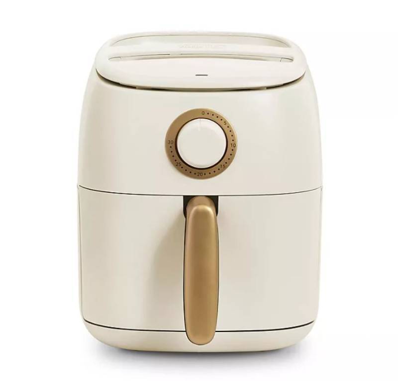 lot 311 image: NEW Dash Ceramic Tasti-Crisp Express Air Fryer 2.6QT - Cream