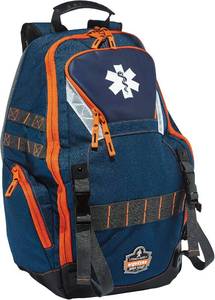 lot 145 image: NEW Ergodyne Arsenal 5244 Medic First Responder Trauma Backpack Jump Bag for EMS, Police, Firefighters, Blue