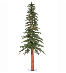 lot 155 image: Vickerman 9-ft Pre-lit Artificial Christmas Tree with White Incandescent Lights - A805196