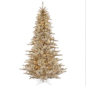 lot 158 image: Vickerman 3 Champagne Fir Artificial Christmas Tree, Warm White Dura-lit LED Lights - K166331LED