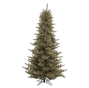 lot 159 image: Vickerman Unlit Christmas Tree 3 x 25 - Antique Champagne Fir - 234 Tips - K156330