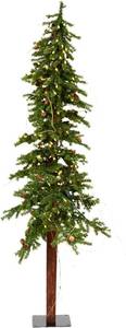 lot 173 image: Vickerman 5 Alpine Artificial Christmas Tree, Warm White Dura-lit LED Lights - A807251LED