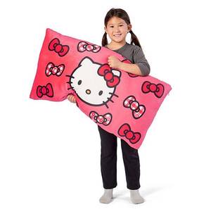 lot 327 image: NEW Licensed Character Kids Cloud Body Pillow, 18 x 36  - Hello Kitty