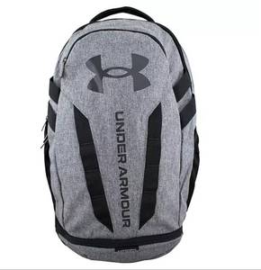 lot 333 image: NEW Under Armour UA Hustle 5.0 Backpack - Black  Graphite