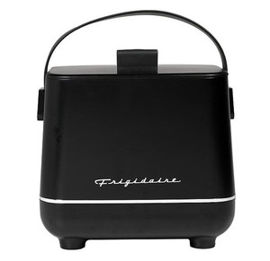 lot 336 image: NEW Frigidaire Top Opening 6-Can Insulated Mini FridgeCooler - Black