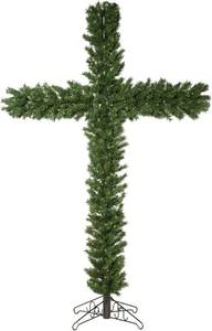 lot 200 image: Vickerman 75 Christmas Cross with 250 Clear Lights - E864776