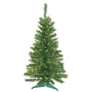 lot 180 image: Vickerman 3.5 Imperial Pine Artificial Christmas Tree, Clear Dura-lit Lights - A877141