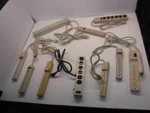 lot 6 image: Assorted Power Strips  Approximately 10 