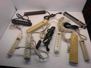 lot 7 image: Assorted Power Strips  Approximately 10 