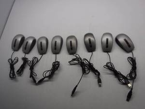 lot 13 image: Dell USB Wired Silver Mouses, 6 Button Optical Mouses  Approximately 8 Mouses 