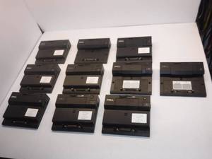 lot 18 image: Dell E-Port 11 PRO3X Docking Station No AC Adapter  Approximately 10 Stations 
