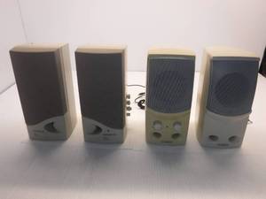 lot 21 image: Vintage Computer Speakers SBS252 & SBS380  Approximately 4 Speakers 