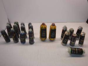 lot 31 image: Peacock Embroidery Thread With Assorted Colors  Approximately 21 Rolls 