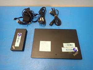 lot 32 image: Lenovo&nbspThinkPad T490s &nbspINTEL(R) CORE(TM) I7-8665U CPU  1.90GHZ  16GB DDR4 SDRAM  256GB SSD  14 screen with 1920 x 1080 HD Resolution  Includes power adapter and Lenovo&nbsp40AS Docking station  DVI and power cable included