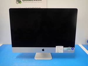 lot 1 image: Apple&nbspiMac13,2 A1419 AIO PC &nbspINTEL CORE I5-3470 3.2 Ghz  32GB DDR3 SDRAM  1TB HDD  Includes IOS and power cable &nbspLight scratches on screen