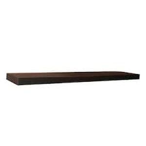 lot 40 image: inPlace 60 in. W x 10.2 in. D x 2 in. H Espresso MDF Large Floating Wall Shelf Customer Returns See Pictures