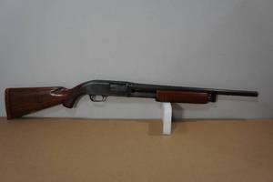 lot 1Q image: J C Higgins Model 20 12 Gauge Pump-Action Shotgun