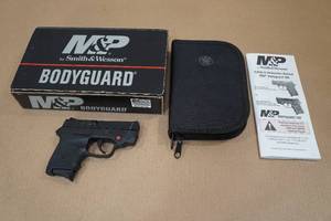 lot 1A image: Smith & Wesson M&P Bodyguard .380 ACP Semi-Auto Pistol - Crimson Trace Laser