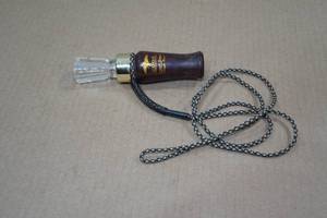 lot 23 image: Cut Down Calls Single Reed Straight Green Duck Call