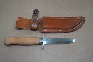 lot 75 image: KJ Eriksson Carbon Steel Hunting Knife
